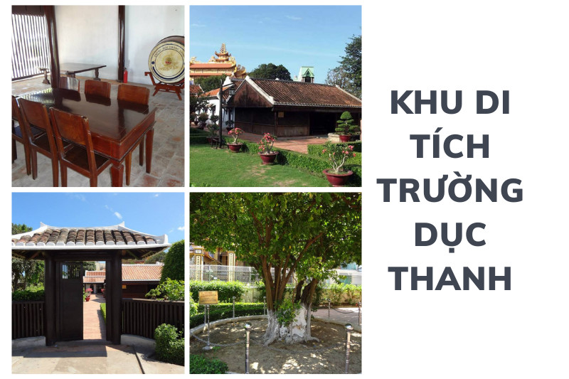 khu di tích trường Dục Thanh Phan Thiết – mang đậm phong cách Cụ Hồ.